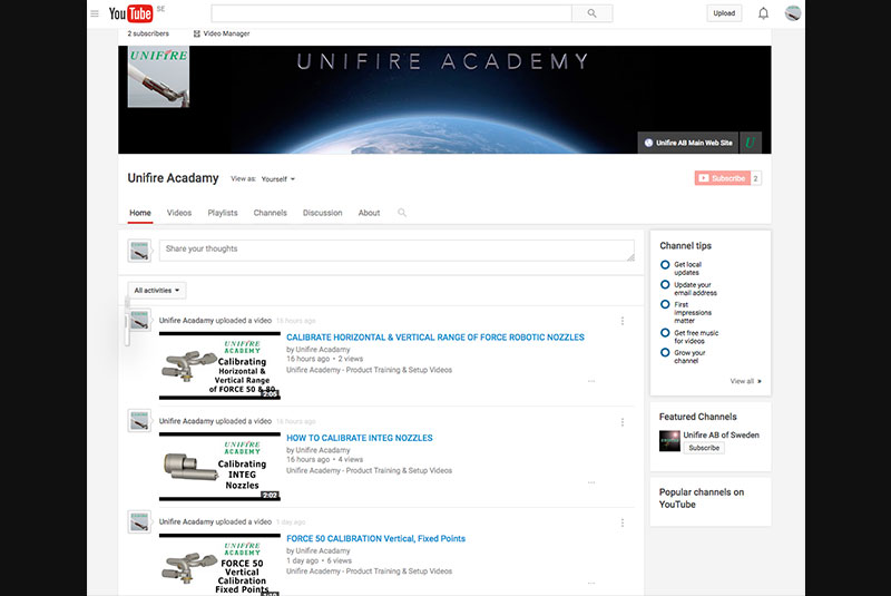 Unifire-Academy-YouTube