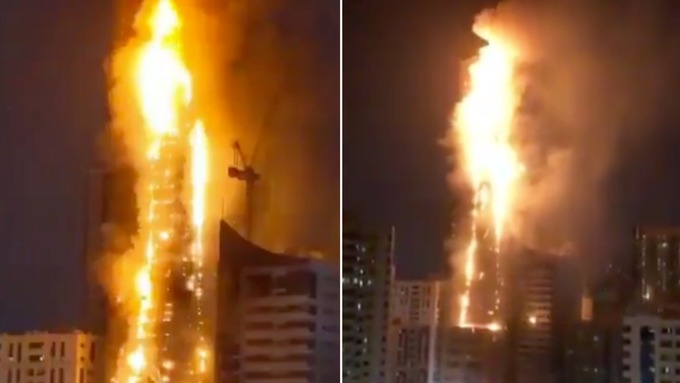 Another Devastating (and Preventable) High Rise Façade Fire Erupts in Abbco Tower in Sharjah, UAE
